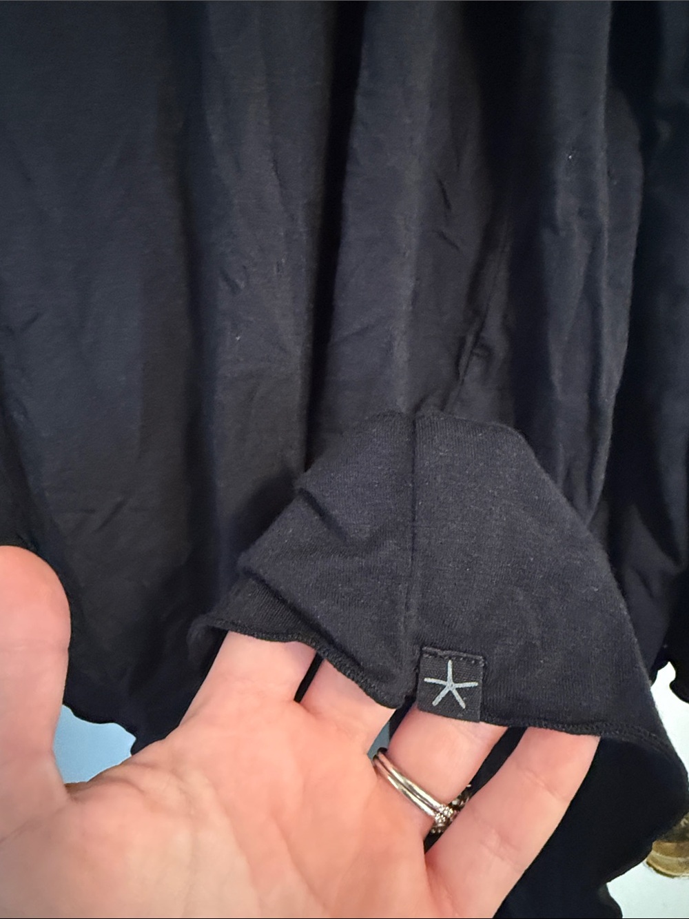 Barefoot Dreams Luxe + Milk Jersey Open Front Lightweight Cardigan - Picture 4 of 4